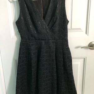 Kirna Zabetefit and flair black dress